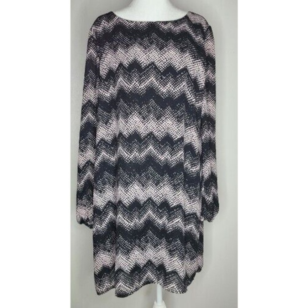 Womens Dress Maurices black Patterned print‎ shift dress in Size XL